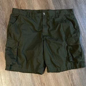 Green mens shorts